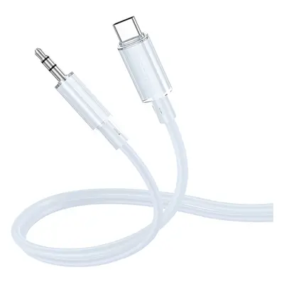 Kabel Borofone BL21 Lemon USB-C - jack 3,5 mm 1m modrý