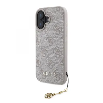 Zadní kryt Guess 4G Charm pro iPhone 16 Tone on Tone Pink