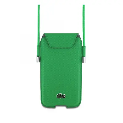 Kabelka na mobil Lacoste PVC Iconic Petit Pique XL Green