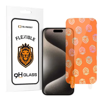 Tel Protect Best Flexible Hybrid Glass pro IPHONE 15 PLUS - 15 PRO MAX