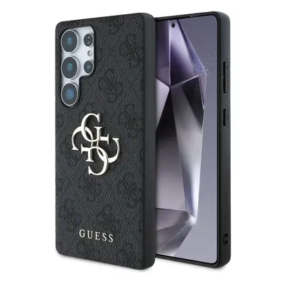 Originální zadní kryt GUESS Big 4G Classic Logo pro Samsung Galaxy S25 Ultra black