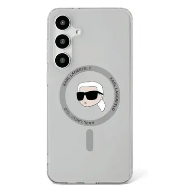 Originální zadní kryt KARL LAGERFELD Button Karl Head Printed Logo Magsafe pro Samsung Galaxy S2