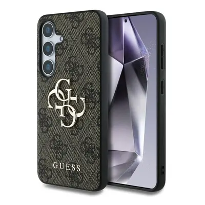 Originální zadní kryt GUESS Big 4G Classic Logo pro Samsung Galaxy S25 brown