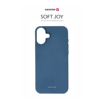 Zadní kryt Swissten Soft Joy pro iPhone SE 4 2025 modrý