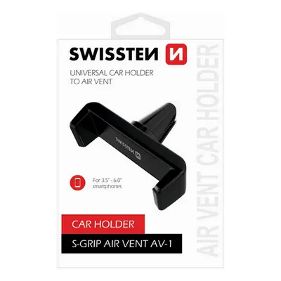 Držák do auta na větrací mřížku Swissten S-Grip AV-1 černý 28299