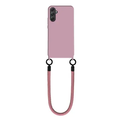 Kryt TopQ Minimalist Wrist Strap Samsung A15 pudrový 126769