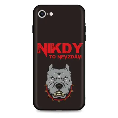 Kryt TopQ iPhone SE 2022 silikon Nikdy to nevzdám 74181