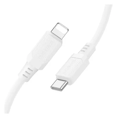 Datový kabel Borofone BX115 Lotto USB-C - Lightning PD 27W 1m bílý