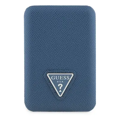 Powerbanka Guess PU Grained Triangle Logo MagSafe 5000mAh Blue