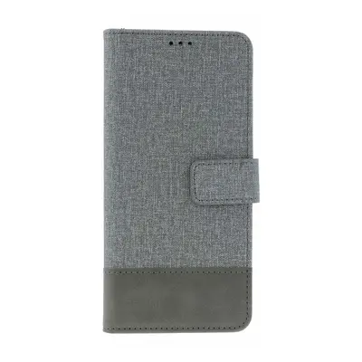 Pouzdro TopQ GOMMA Xiaomi Redmi Note 14 5G knížkové šedé 136352