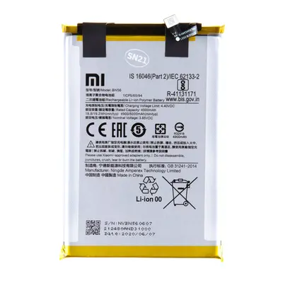 BN56 Xiaomi Original Baterie 5000mAh (Service Pack)