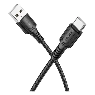 Datový kabel Borofone BX116 Certain USB-A - USB-C 3A 1m černý