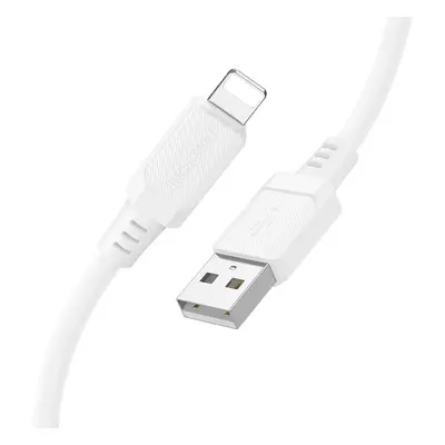 Datový kabel Borofone BX115 Lotto USB-A - Lightning 2,4A 1m bílý