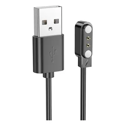 Magnetický kabel Borofone pro chytré hodinky BD5 černý