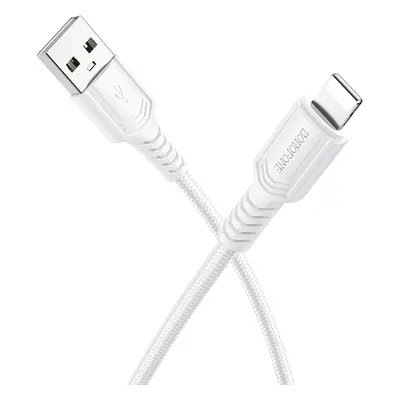 Datový kabel Borofone BX116 Certain USB-A - Lightning 2,4A 1m bílý