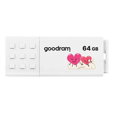 Flash disk GOODRAM UME3 64GB USB 3.2 Gen 1 White Valentine