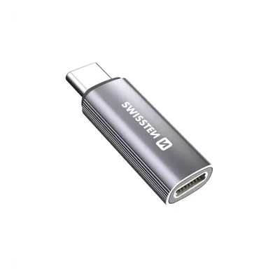 Nabíjecí adaptér Swissten USB-C - Lightning stříbrný