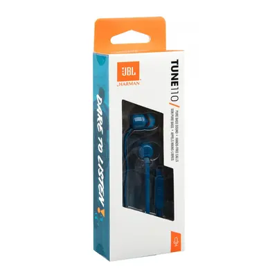 JBL T110 In-Ear Headset 3,5mm Blue