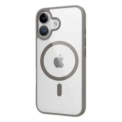 Zadní kryt Rock Guard Series Magnetic pro iPhone 16 clear-titanium