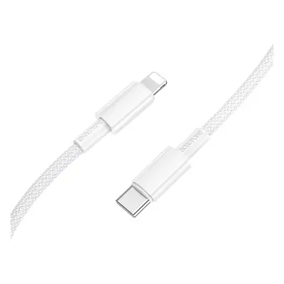 Datový kabel Borofone BX117 Source USB-C - Lightning PD 27W 1m bílý