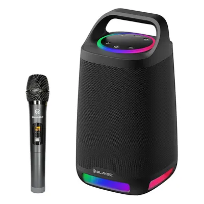 Přenosný reproduktor Blavec TWS WS-01 Karaoke Bluetooth 160W s mikrofonem (WS01-MB) černý