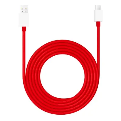 Datový kabel OnePlus SUPERVOOC Charge USB-A - USB-C 10A 1,5m červený