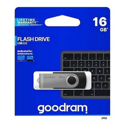 Flash disk GOODRAM UTS2 16GB černo-stříbrný 68811