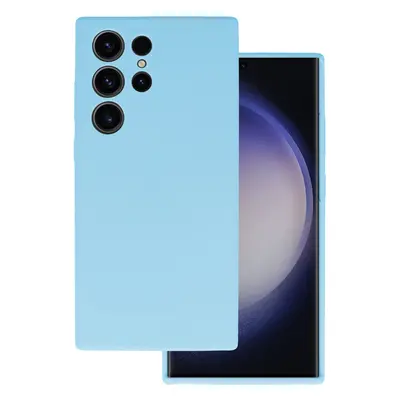 Silicone Lite Case pro Samsung Galaxy S23 Ultra light blue