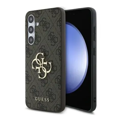 Zadní kryt GUESS hardcase 4G Big Metal Logo GUHCS24FE4GMGBR pro Samsung Galaxy S24 FE Brown