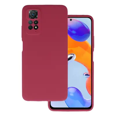 Silicone Lite Case pro Xiaomi Redmi Note 11 Pro/Note 11 Pro 5G vínové