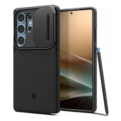 Zadní kryt SPIGEN Optik Armor ACS08969 pro Samsung Galaxy S25 Ultra černý