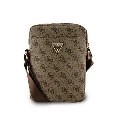 Kabelka Guess PU 4G Triangle Logo 8" Brown