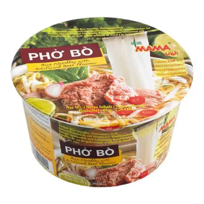 Mama Instantní polévka s rýžovými nudlemi Pho Bo 65g