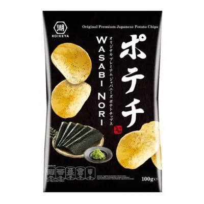 Koikeya Bramborové chipsy s příchutí Wasabi 100g