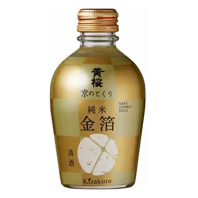 Kizakura Sake rýžové víno 14% Gold (Junmai) 180ml