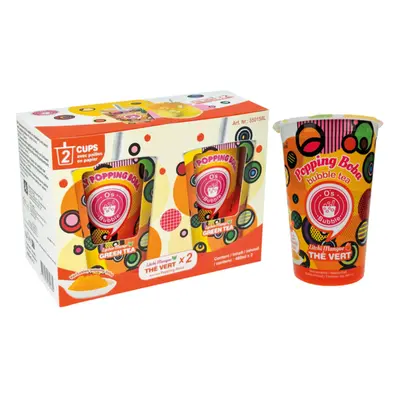 O's bubble Boba Bubble Tea Liči & Mango 480ml - 2 pack