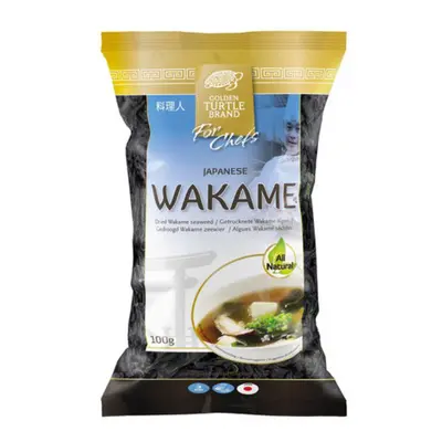 Golden Turtle Chef Mořské řasy Wakame - sušené 100g