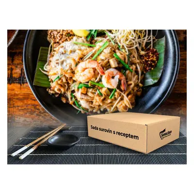 sambalshop Sada surovin s receptem | Thajské smažené nudle Pad Thai