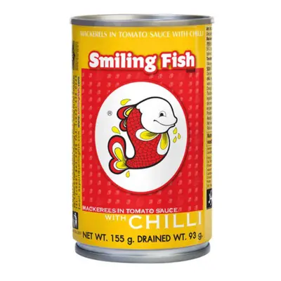 Smiling Fish Smažené makrely v rajčatové omáčce s chilli 155g