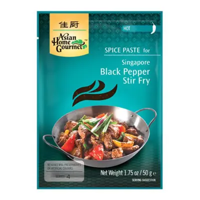 Asian Home Gourmet Pasta na Stir-Fry s černým pepřem (Singapur) 50g