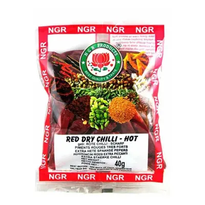 NGR Sušené červené chilli papričky - celé 40g