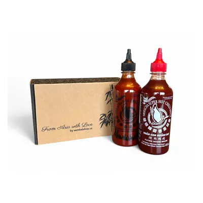 sambalshop Dárkový set | Sada omáček Sriracha Hot & Fire