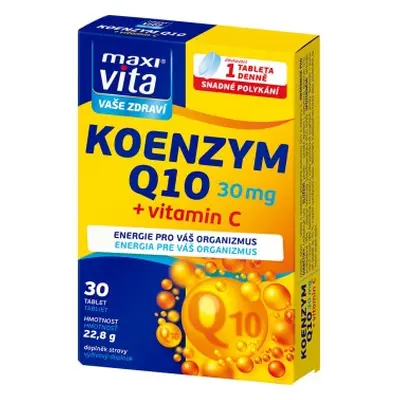 Maxi Vita Koenzym Q10 30 mg + vitamin C