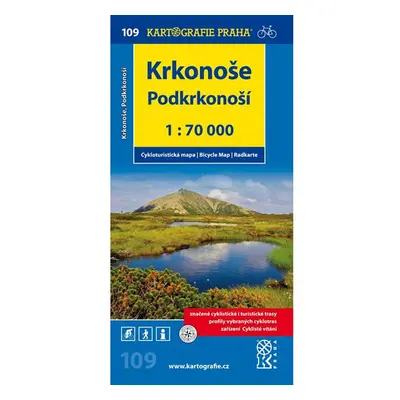 1: 70T(109)-Krkonoše,Podkrkonoší (cyklomapa) - neuveden