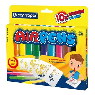 Centropen Foukací fixy AIR PENS 1500/10 RAINBOW - sada 10 barev