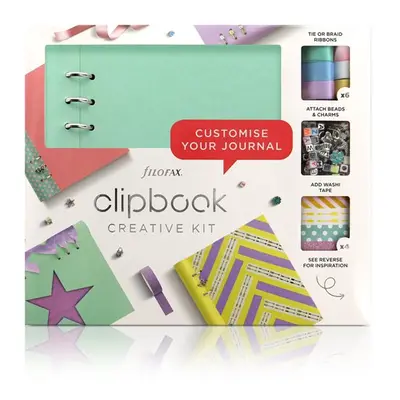 Filofax Clipbook A5 kreativní set - pastel. zelená