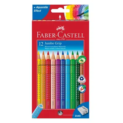 Pastelky Faber-Castell - Jumbo Grip, 12 barev