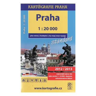 Praha 1:20 000 - atl. knižní Kartografie