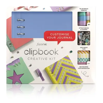 Filofax Clipbook A5 kreativní set - pastel. modrá