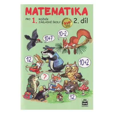 Matematika pro 1.r. ZŠ - pracovní učebnice 2. díl - Čížková Miroslava